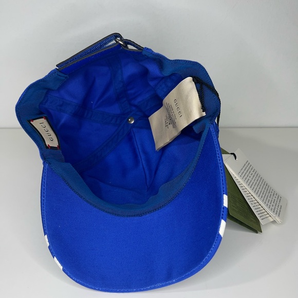 Gucci 100 Logo College Velcro Adjustable Trucker Baseball Strap Cap Hat - Picture 9 of 10